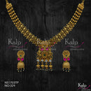 Kalp Jewellers Copper Gold Plated Necklace Set