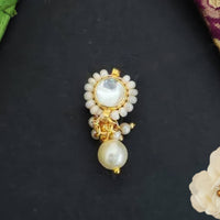 Js Fashion  High Gold Polish Designer Fancy Style Kundan Nath