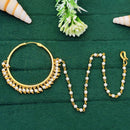 Js Fashion Beautiful Antique Designer High Gold Polish Nath