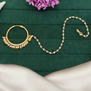 Js Fashion Design High Gold Polish Party Wear Nath