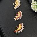 Js Fashion  PACK OF 3  Fancy Antique Stone Pearl Nose Ring Set