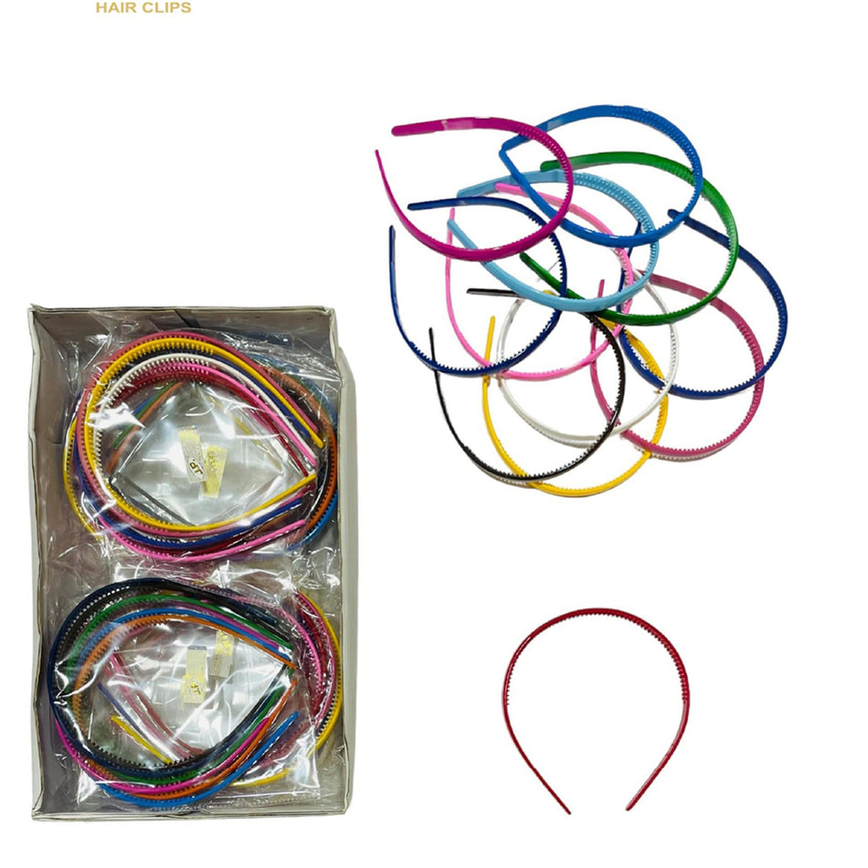 Jp Clips JP Hair Clips Assorted Color Hair Bands- 6 Dozen – JewelEMarket
