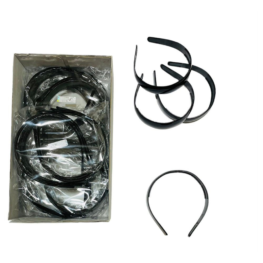 JP Hair Clips Black Color Hair Bands- 3 Dozen – JewelEMarket