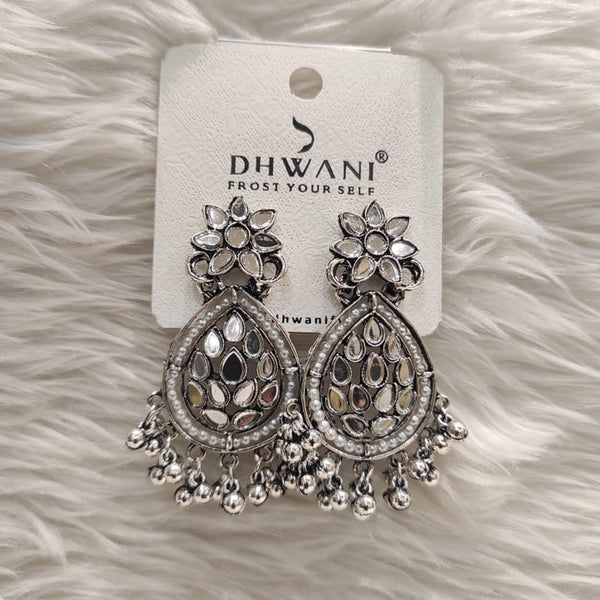 Dhwani Oxidised Plated Dangler Earrings