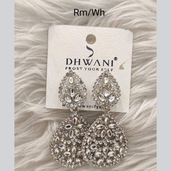Dhwani Silver Plated Dangler Earrings