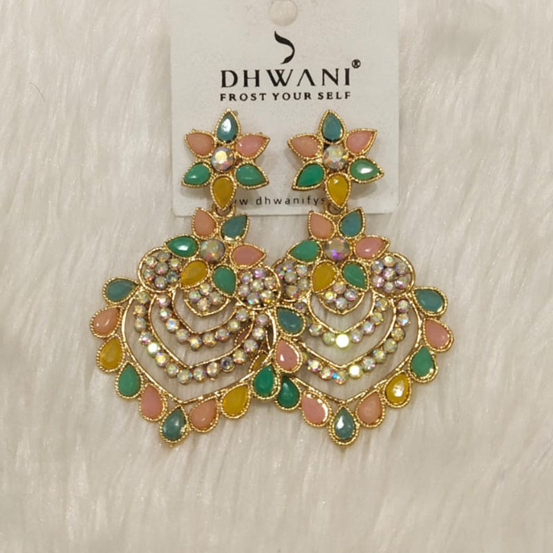 Dhwani Gold Plated Dangler Earrings