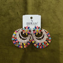 Dhwani Royal Crystal And Austrian Statement Dangler Earrings