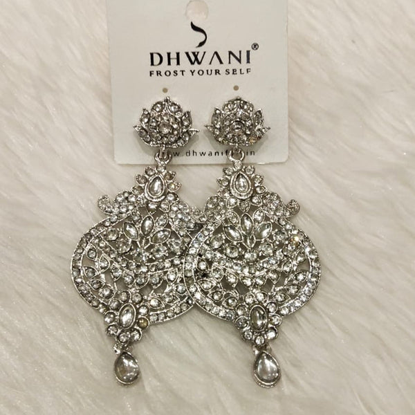 Dhwani Silver Plated Dangler Earrings