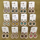Dhwani Royal Kundan And Austrian Statement Pack of 12 Dangler Earrings
