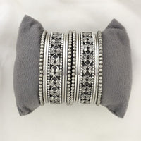 Shree Asha Bangles Oxidised Plated Bangles Set