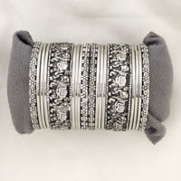 Shree Asha Bangles Oxidised Plated Bangles Set
