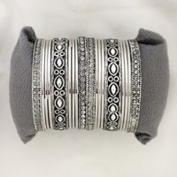 Shree Asha Bangles Oxidised Plated Bangles Set