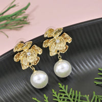 Tarohi Jewels Pearl Drop Western Earring