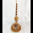 Lalso Lifestyle Elegant Pota Stone And Pearl Maangtikka for Women