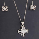 Js Fashion Stylish Austrian Stone Chain Pendant Set