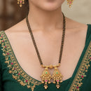 Js Fashion  Premium Rajwadi Polish Gold Mangalsutra Jewellery