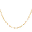 Mahi Lightweight Elegant White Artificial Pearl & Gold-Toned Necklace for Women (PS1101965G)