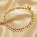 JS Fashion Royal High Gold Pearl Designer Anklet (Payal)