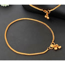 JS Fashion Royal High Gold Pearl Designer Anklet (Payal)