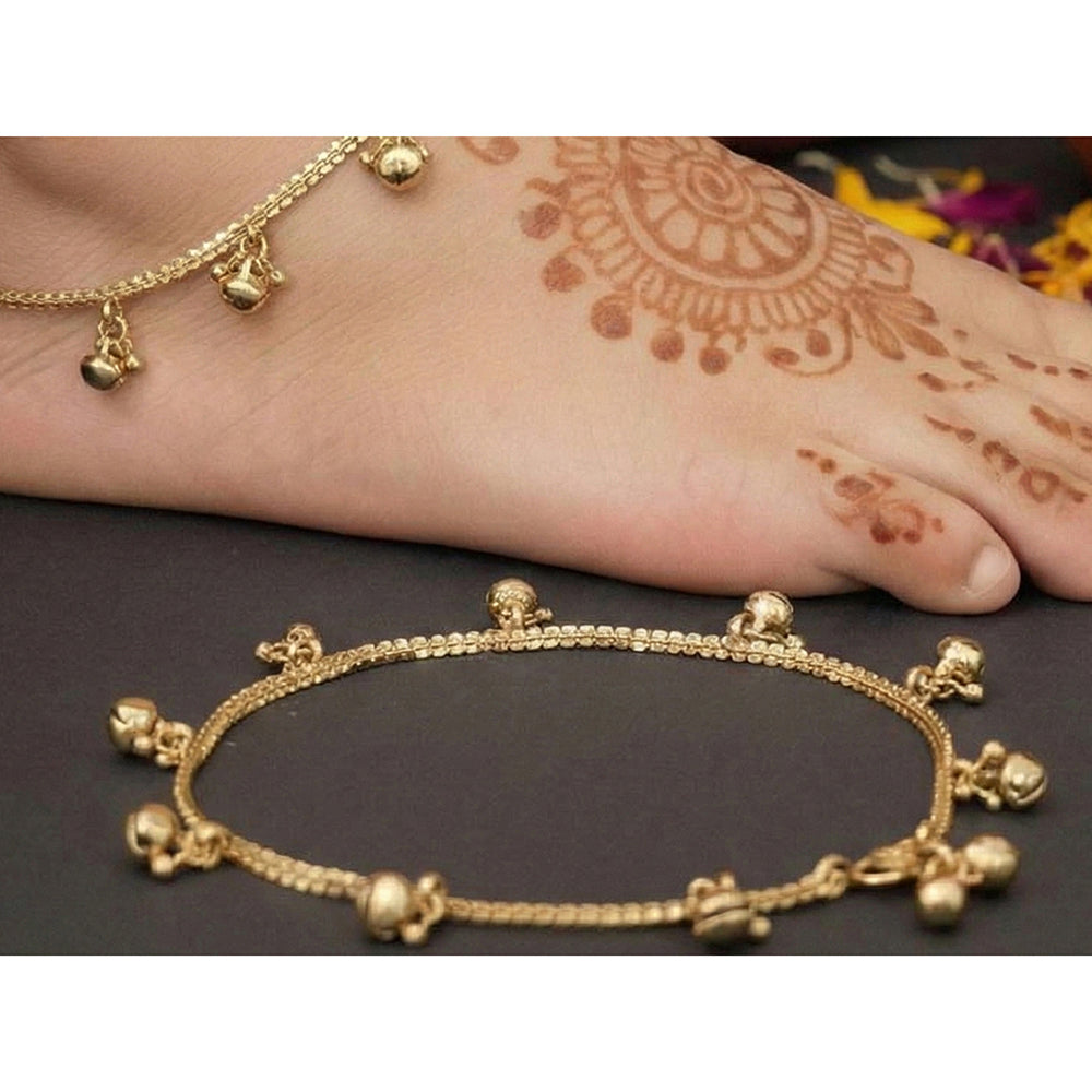 JS Fashion Royal Mehendi Designer Anklet (Payal)