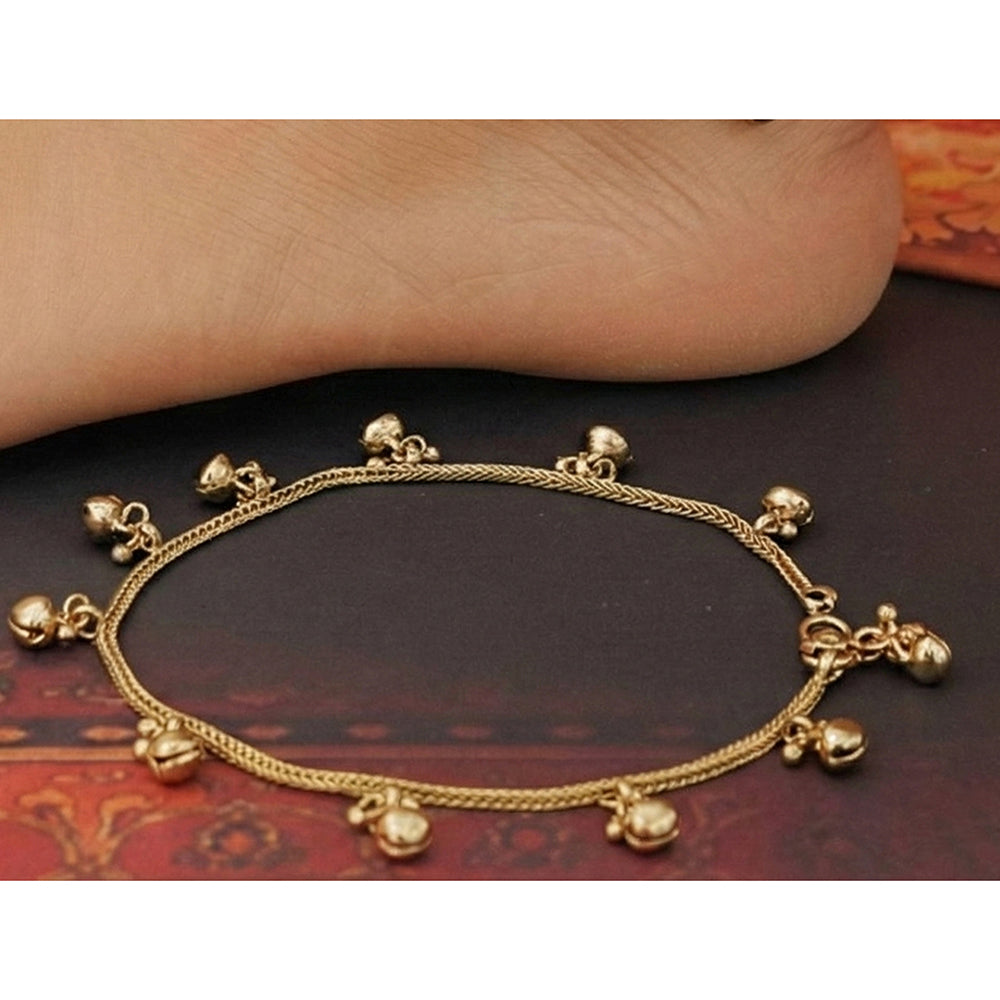JS Fashion Royal Mehendi Designer Anklet (Payal)