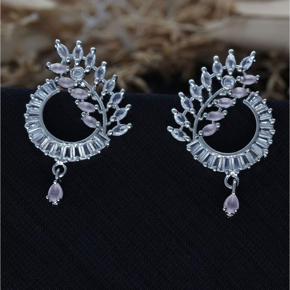 HR Sales Premium Quality American Diamond Dangler Earrings