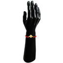 Mahi Traditional Kundan Rakhi for Brother | Red Thread Rakhi with Floral Gold Centerpiece (RA1100826G)