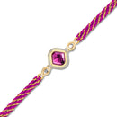 Mahi Elegant Purple Kundan Stone Rakhi for Brother / Bhaiya (RA1100827G)