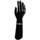 Mahi Green Evil Eye Rakhi for Brother | Nazariya Bead with Gold Accents & Cone Beads on Green Thread (RA1100837G)