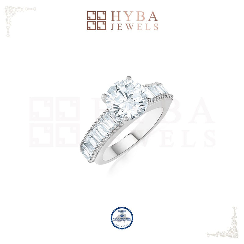 Classic Solitaire Ring By Hyba Jewels
