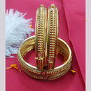 Raddhi Jewels Premium Quality Brass Gold Plated Set of 4 Stone Bangles For Women/Girls