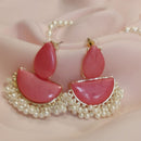 Raddhi Jewels Lastest Fashion Pearl Drop Chandbali Earrings For Women