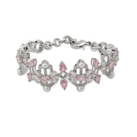 Sian Silver Plated American Diamond Bracelet