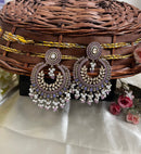 ShringarStreet Gold Plated Kundan Stone Pearl And Beads Dangler Earrings