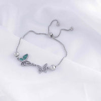 Tarohi Jewels Stainless Steel Butterfly Bracelet