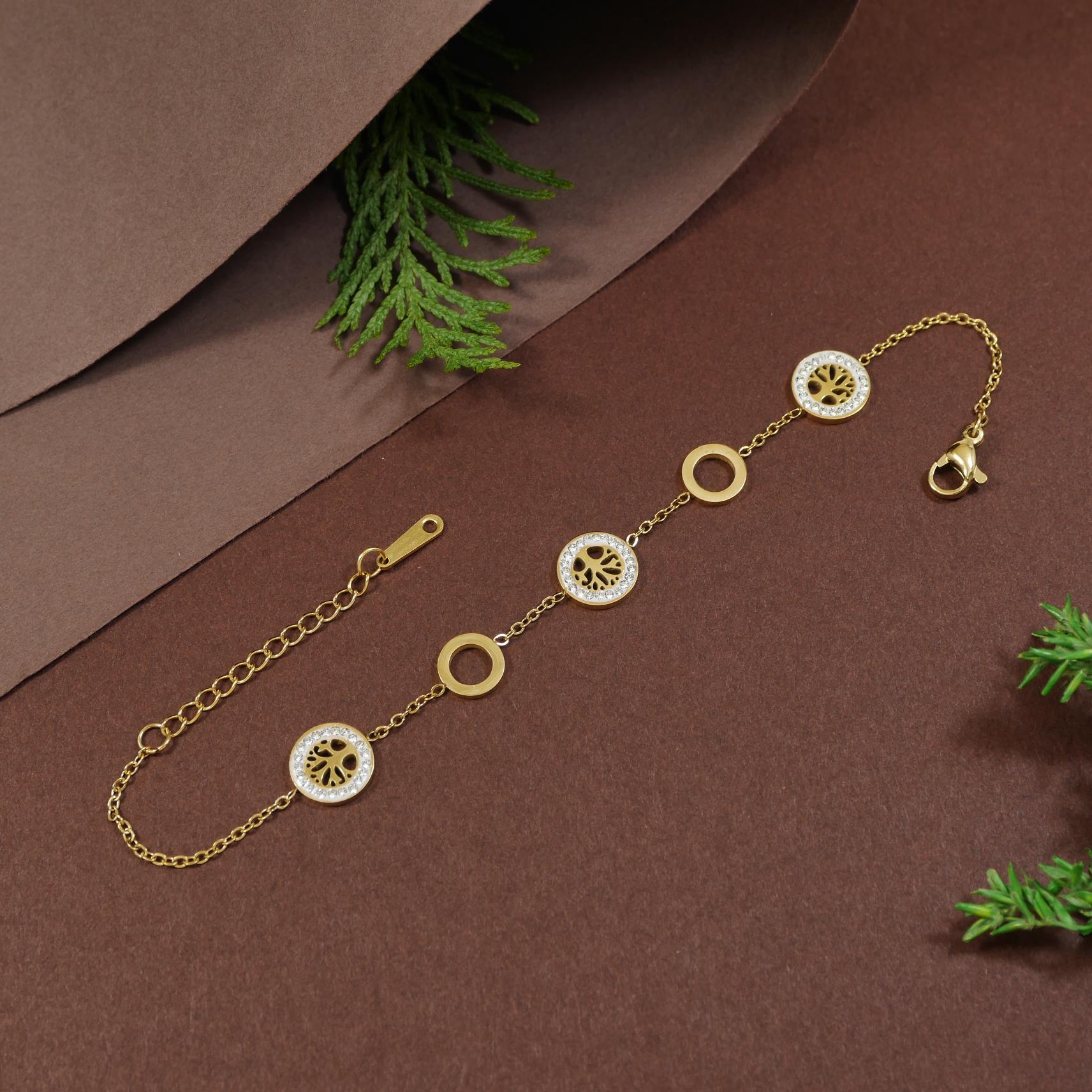 Tarohi Jewels Stainless Steel Bracelet