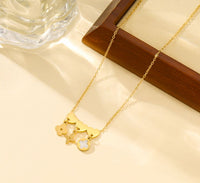 Tarohi JewelsStainless Steel x0 Silver Pendent Chain Necklace - STNK 4997