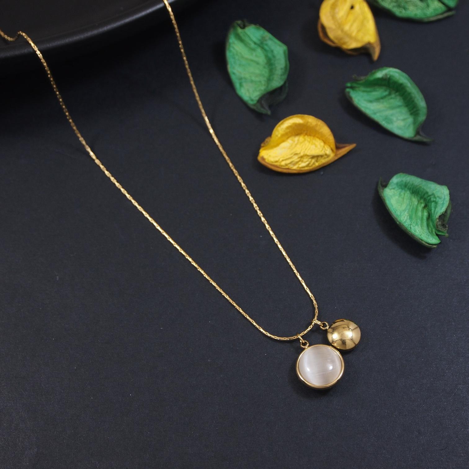 Tarohi Jewels Stainless Steel  Necklace