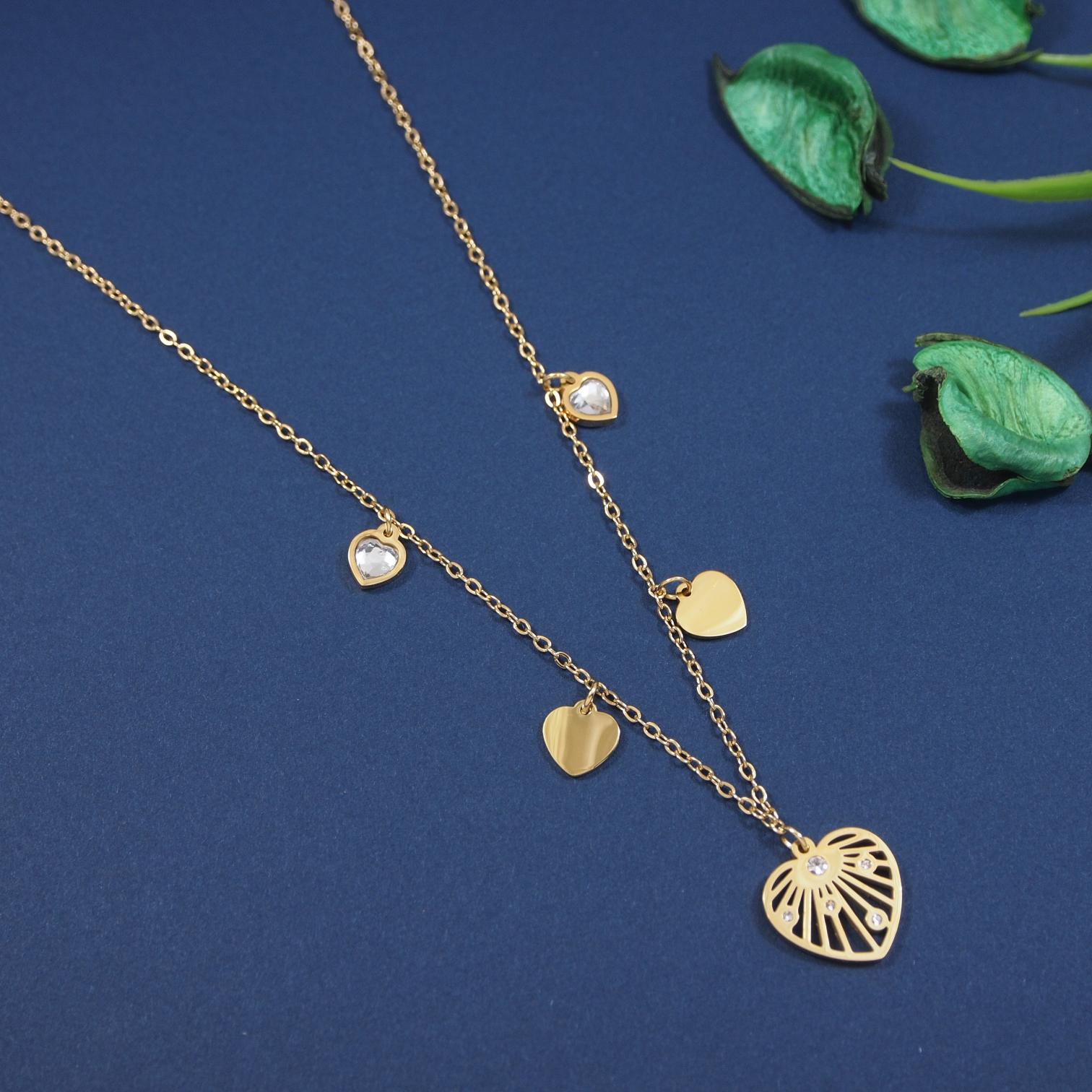 Tarohi Jewels Stainless Steel  Necklace