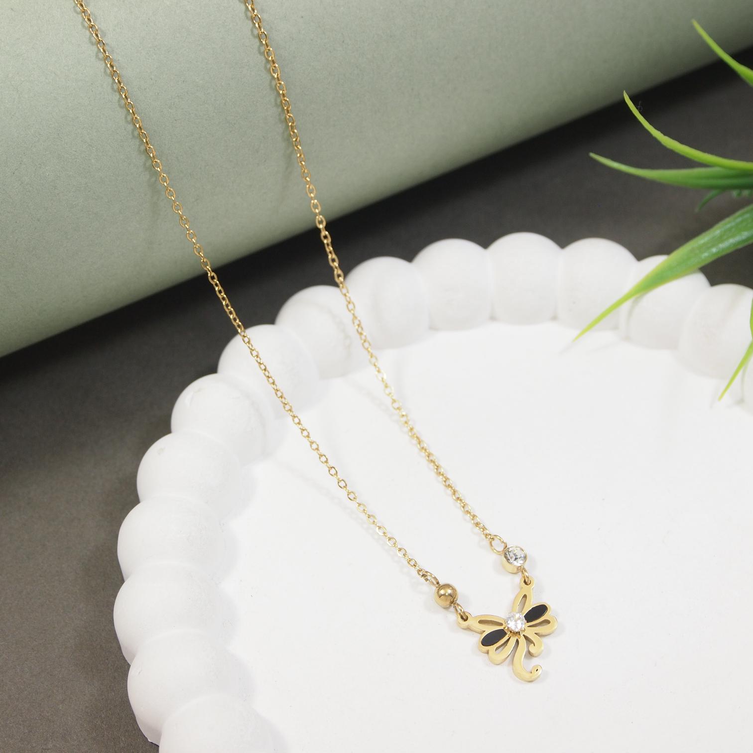 Tarohi Jewels Stainless Steel  Necklace
