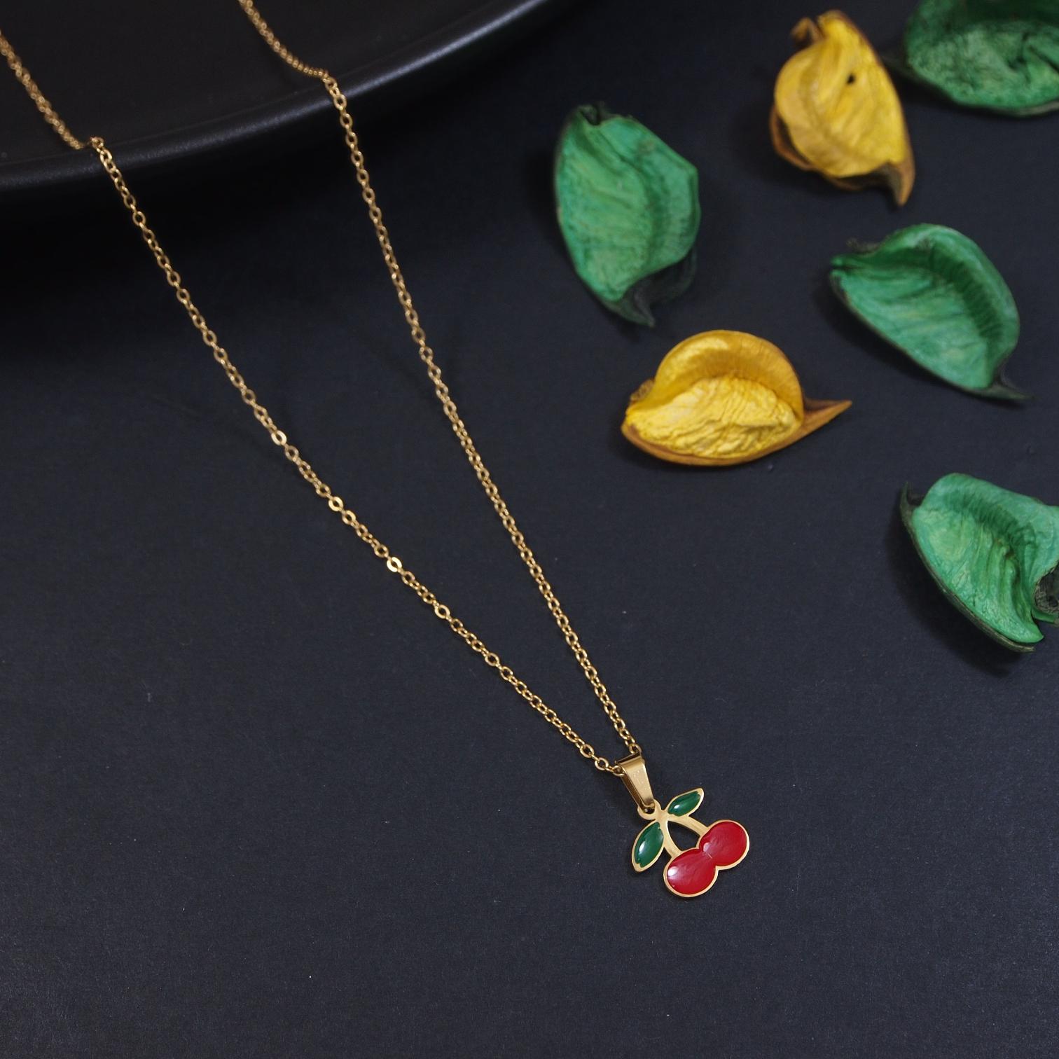 Tarohi Jewels Stainless Steel  Necklace