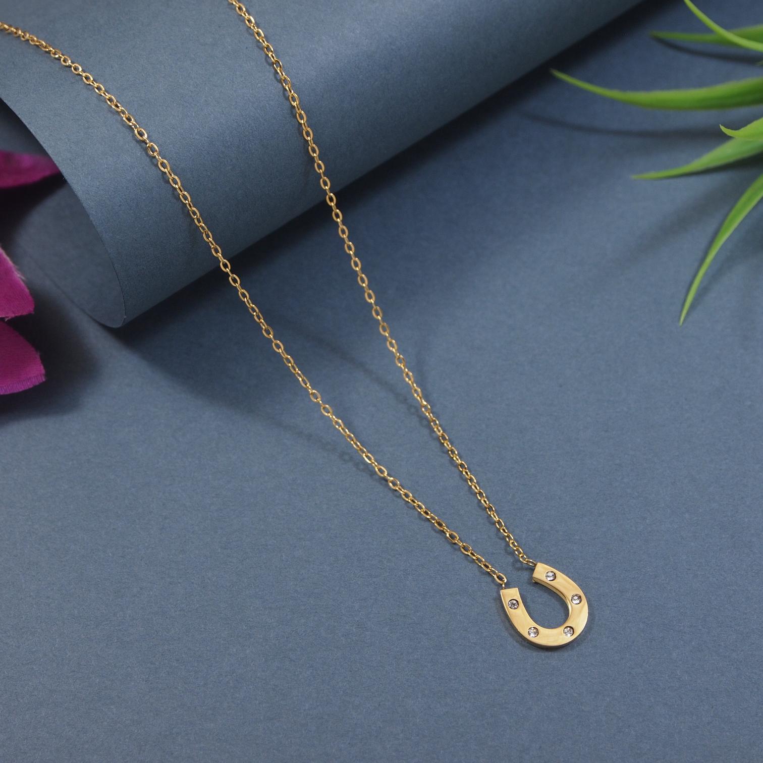 Tarohi Jewels Stainless Steel  Necklace