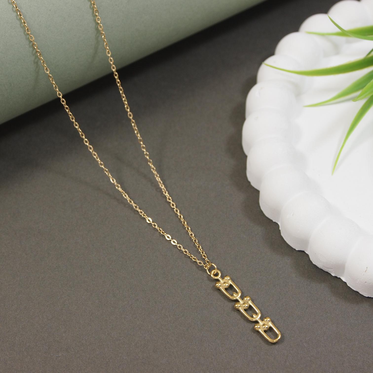 Tarohi Jewels Stainless Steel  Necklace
