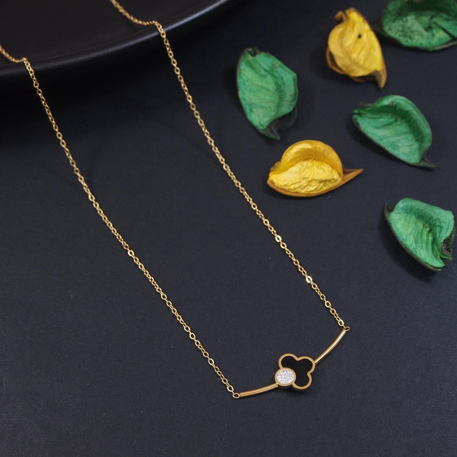 Tarohi Jewels Stainless Steel  Necklace