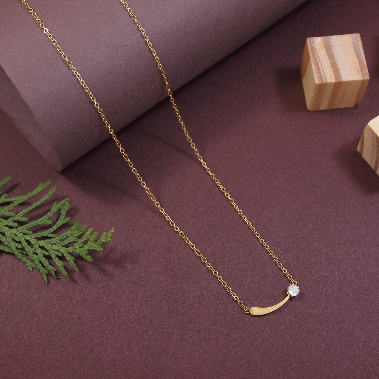 Tarohi Jewels Stainless Steel  Necklace