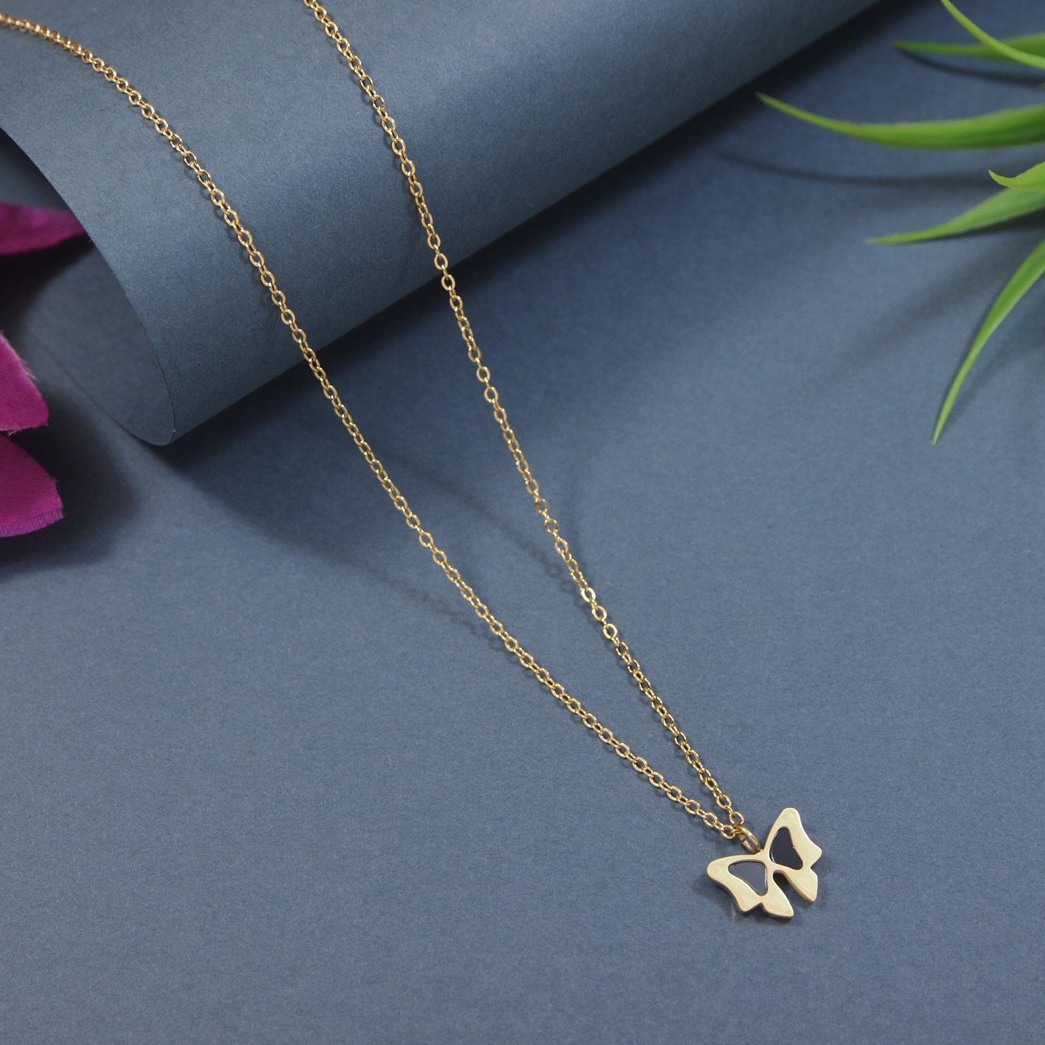 Tarohi Jewels Stainless Steel  Necklace