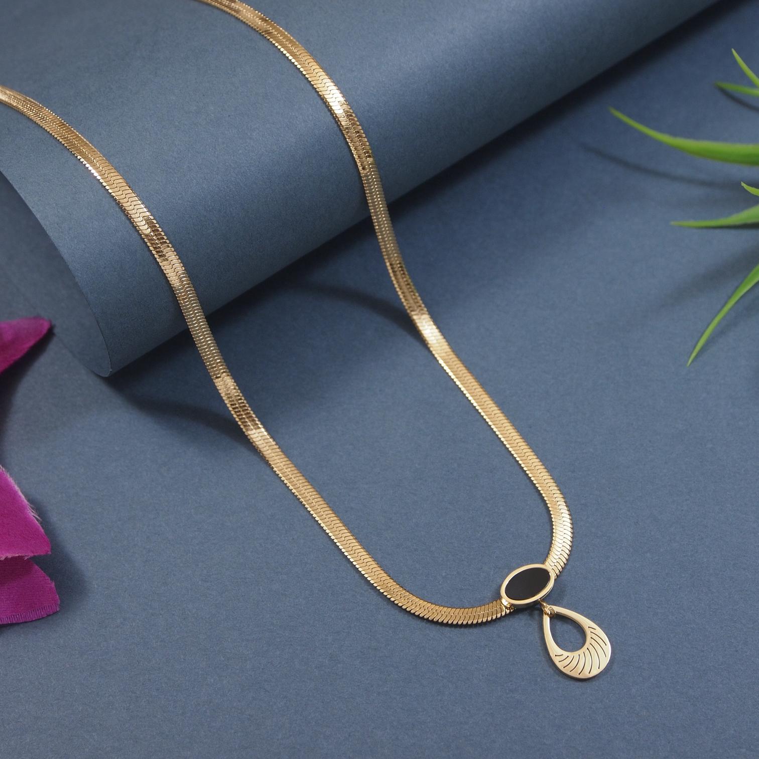 Tarohi Jewels Stainless Steel  Necklace