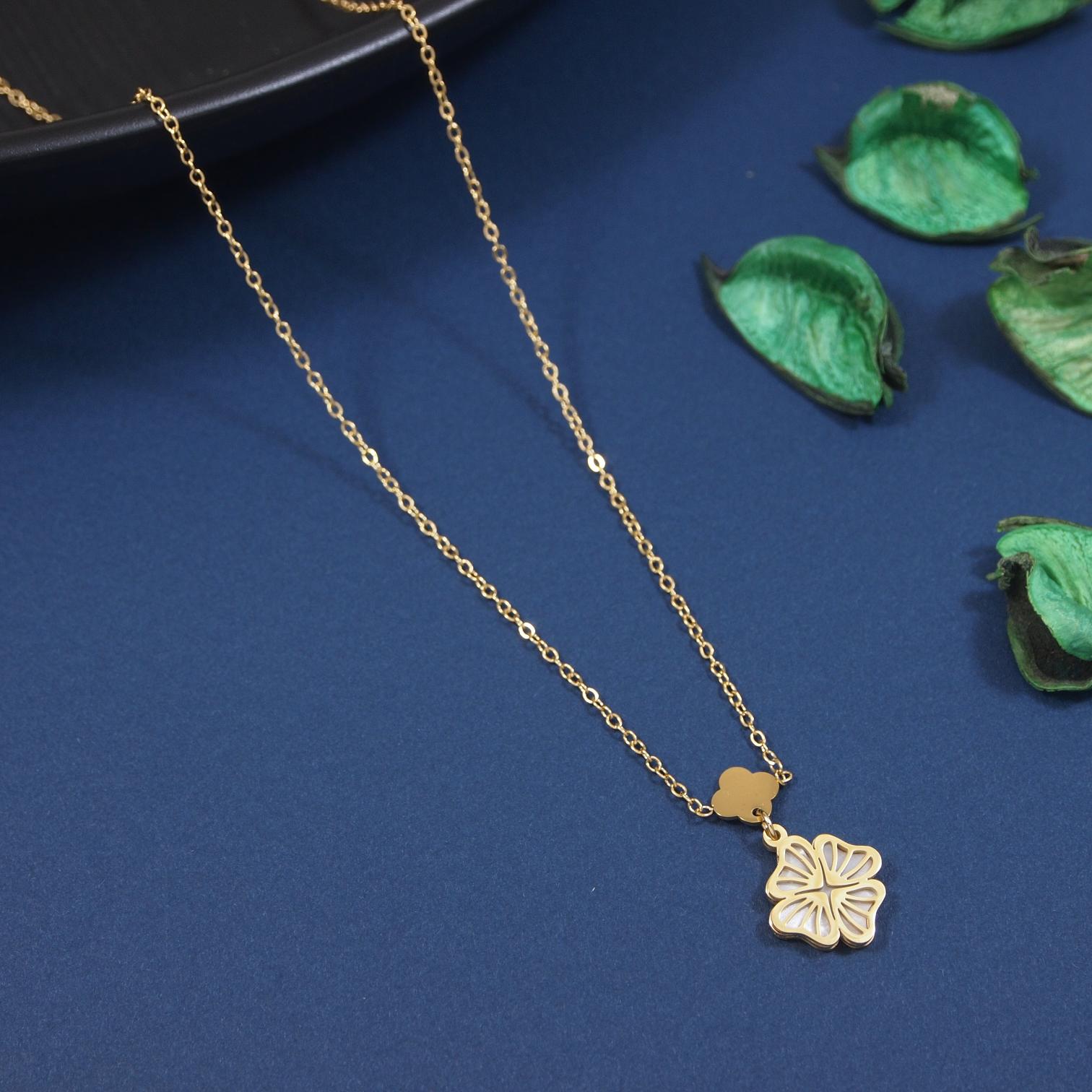Tarohi Jewels Stainless Steel  Necklace