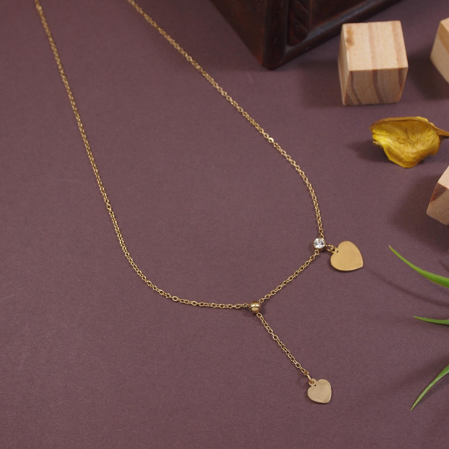 Tarohi Jewels Stainless Steel  Necklace