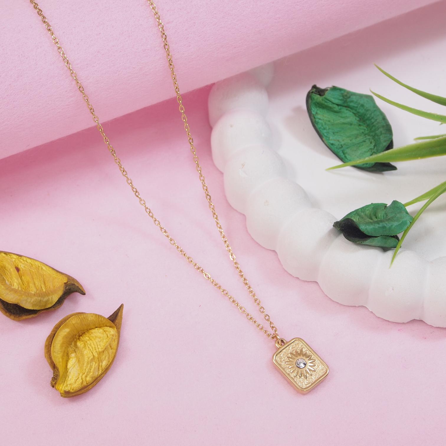 Tarohi Jewels Stainless Steel  Necklace